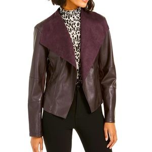 Bar III Women's Faux leather Suede Jacket